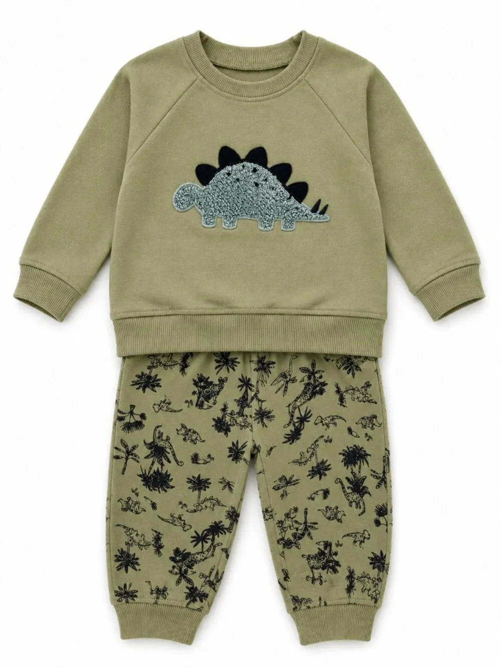 NWT Baby Essentials 2 Piece Dinosaur Lounge Set Baby Toddler Boy Various Sizes